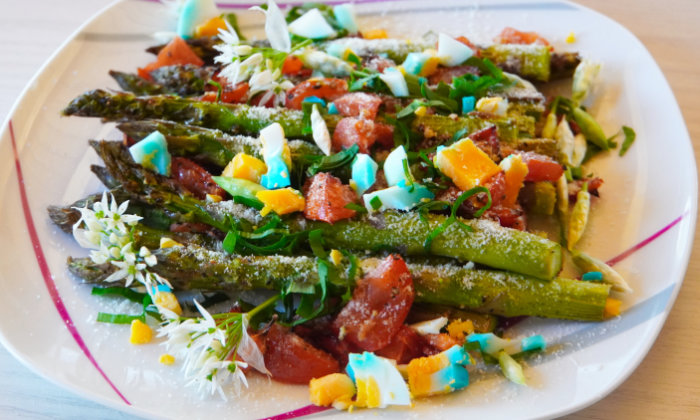grüner Spargel