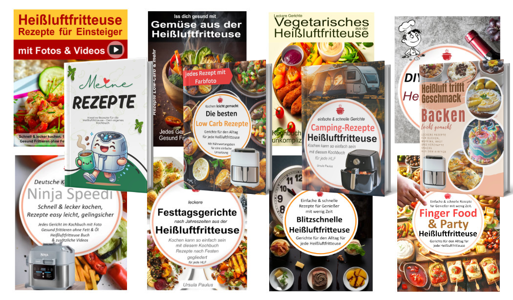 12 Bücher Heißluftfritteuse