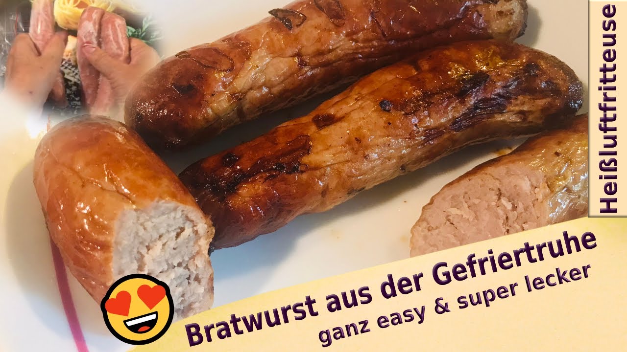 👉👌 Bratwurst aus der Gefriertruhe super lecker einfach & schnell Air fry Ninja Foodi
