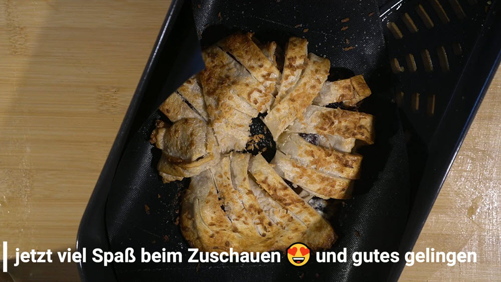 Flammkuchen der Heißluftfritteuse -000
