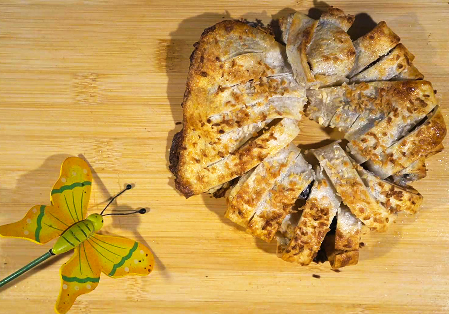 Flammkuchen süß – Flammkuchenrolle