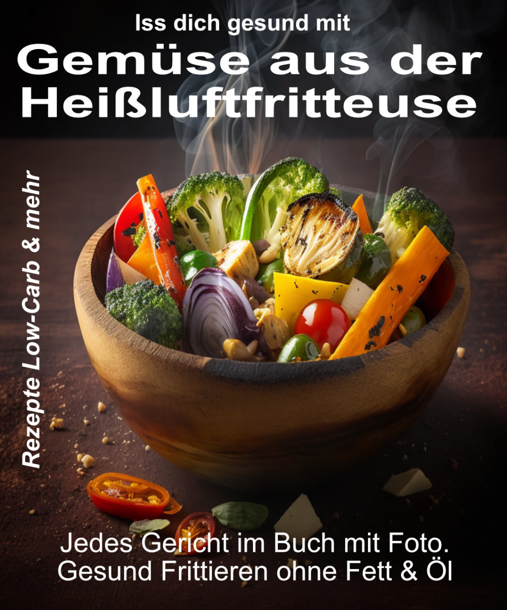 Buchvorstellung Gemüse & Low-Carb aus der Heißluftfritteuse