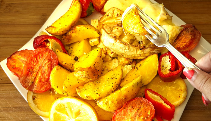 Vegetarische Grillplatten mit der Heißluftfritteuse Ninja Speedi so easy
