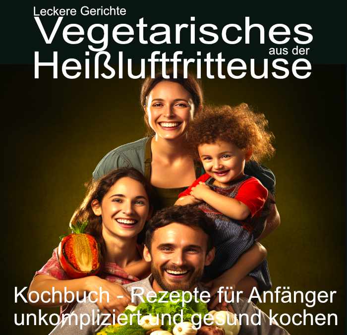 Neues Buch – Vegetarische Ernährung und Rezepte für Heißluftfritteuse